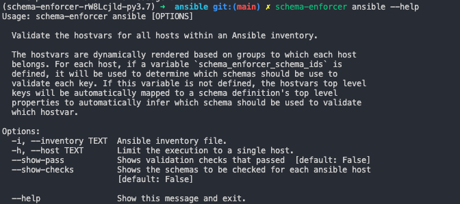 schema-enforcer-ansible