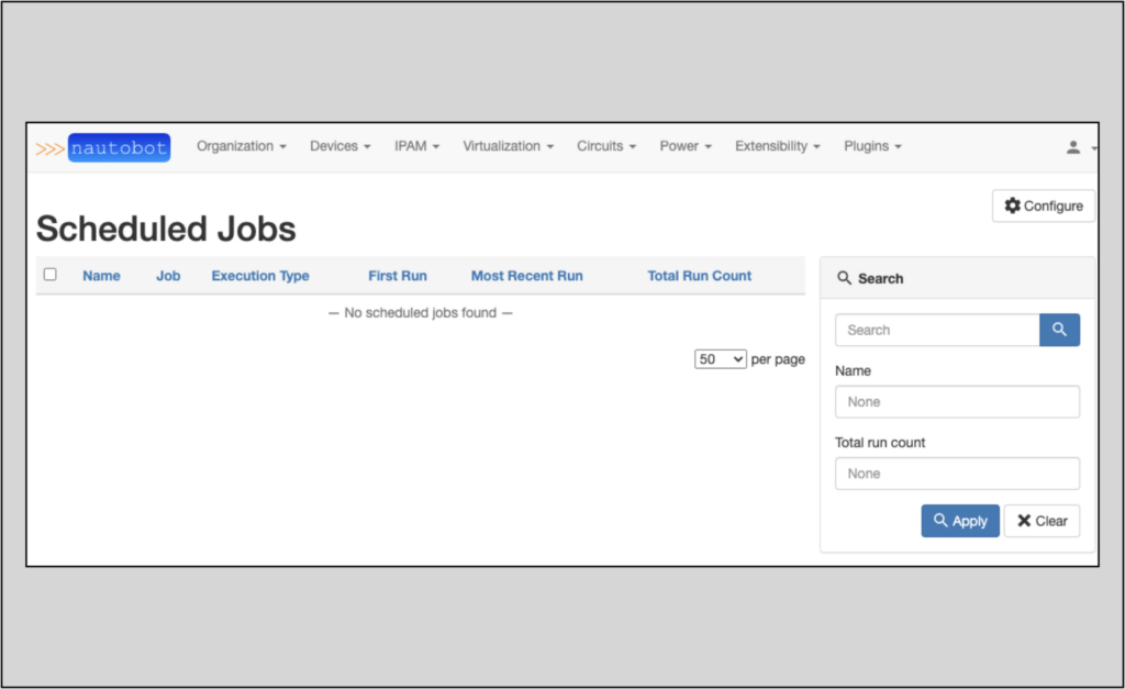 Scheduling via the API
