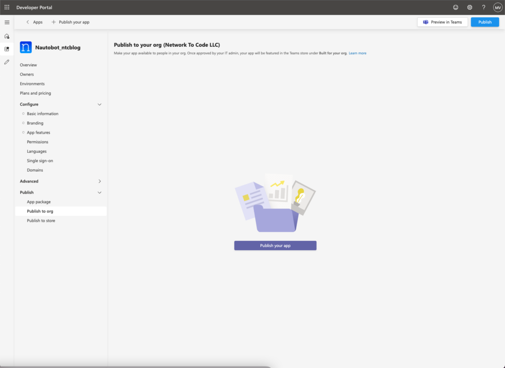 Portal - Publish App