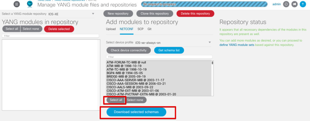 YANG Module Repository