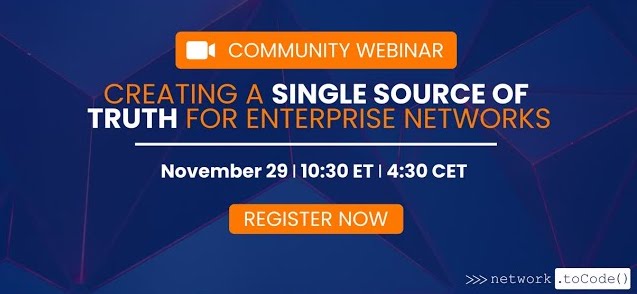 Creating a Single Source of Truth for Enterprise Network Automation