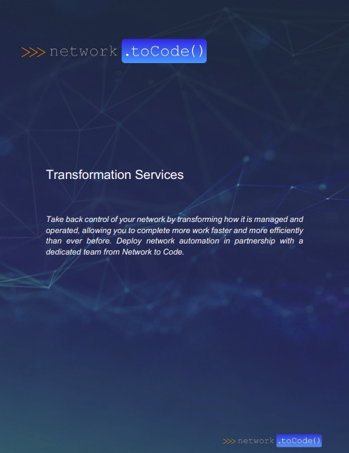 Transformation Services Whitepaper
