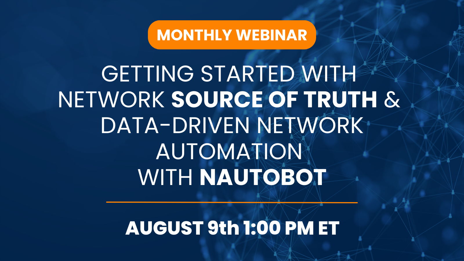 Getting Started with Network Source of Truth & Data-Driven Network Automation with Nautobot