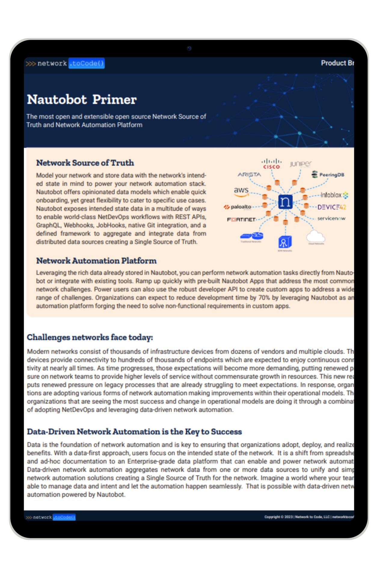Nautobot Product Brief