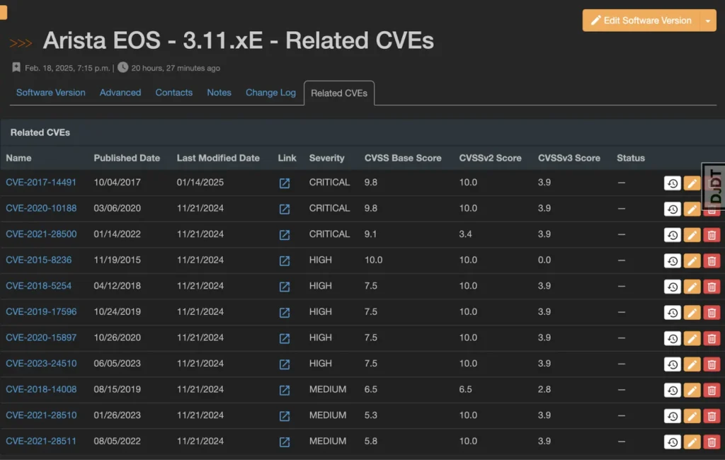 Software Version