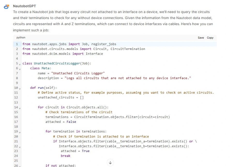 nautobotGPT code