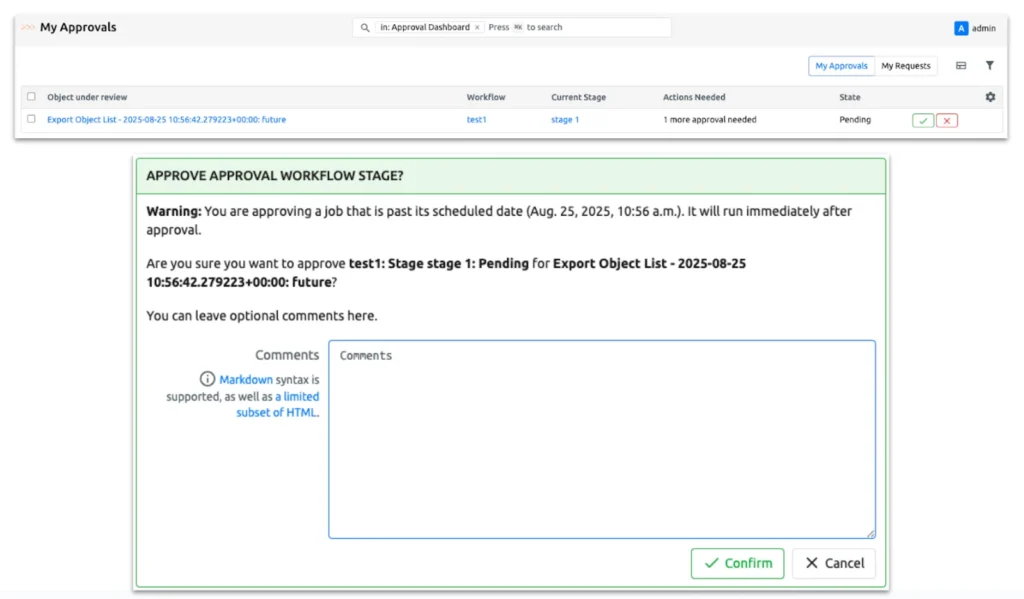 Approval Workflows