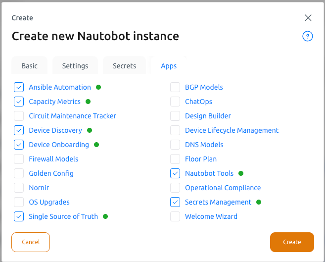Create nb instance