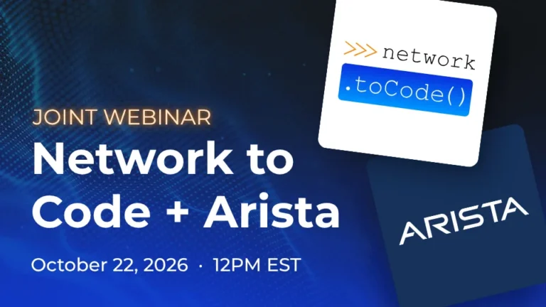 Joint Webinar - Arista